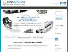 Tablet Screenshot of pieces-occasion.com